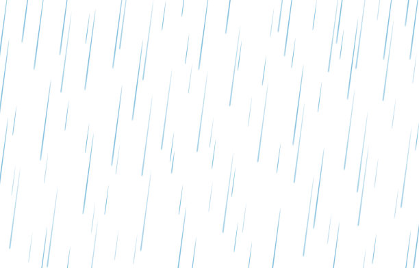 雨滴孤立在白色背景上。降雨。现实的水位下降。矢量纹理。图片下载