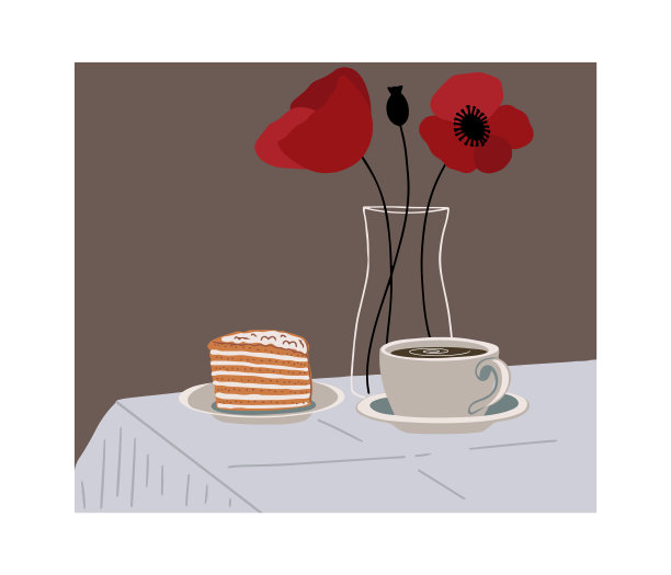 早餐的风景图片下载