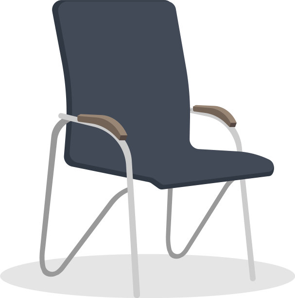 办公椅风格扁平，椅体孤立图片下载