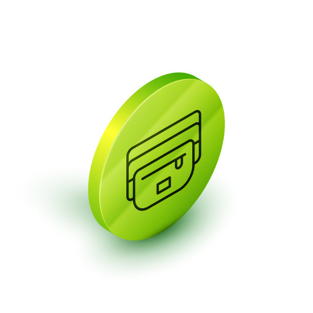 等距线腰袋香蕉图标孤立图片下载