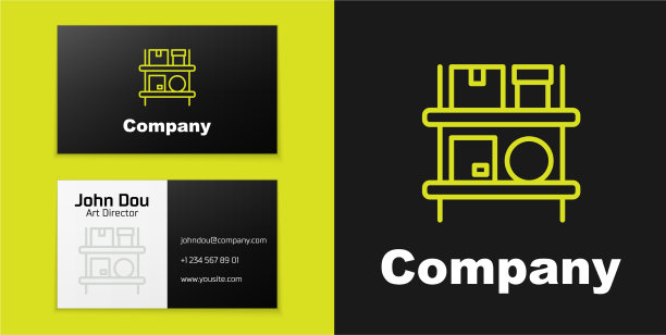 标识线仓库内部与盒子图片下载