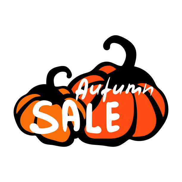 秋天出售彩色装饰涂鸦插图。图片下载