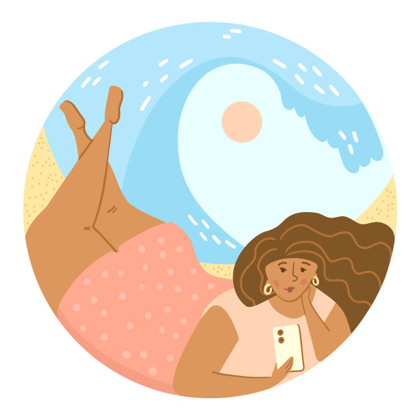 一个女孩拿着电话躺在床上图片下载