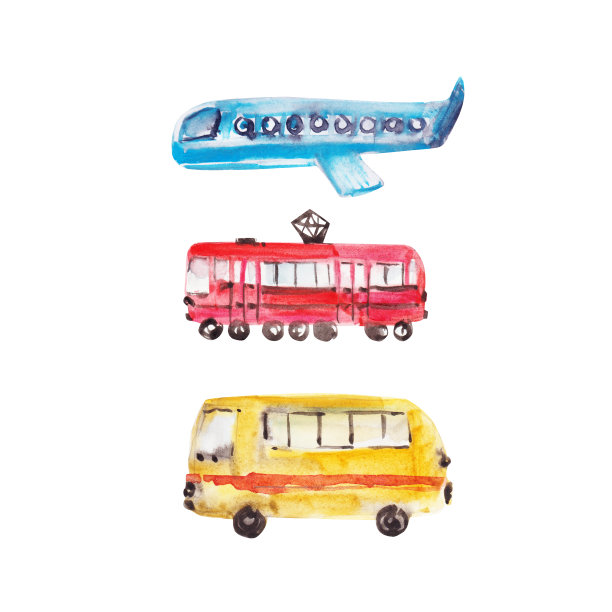 手绘水彩转置集。图片下载