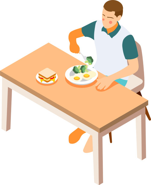 早餐等距图标图片下载