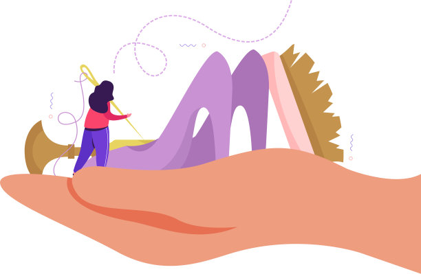 鞋匠平面构成图片下载