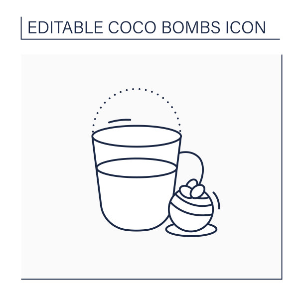 可可炸弹线图标图片下载