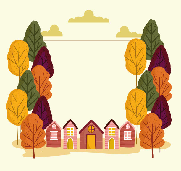 秋天装饰架图片下载