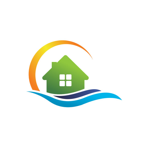 度假屋标志模板设计图片下载