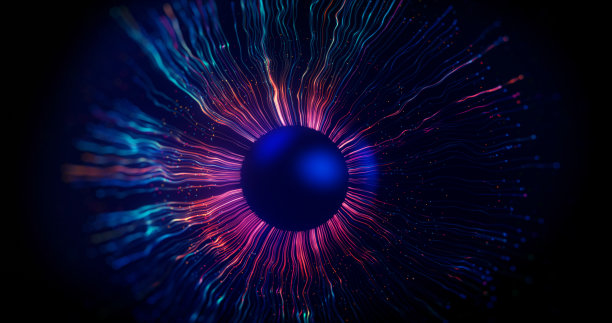 数字眼波线股票背景图片下载