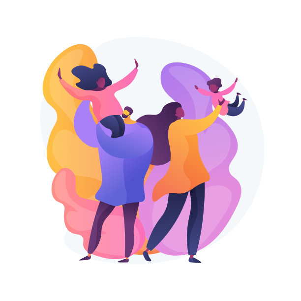 幸福亲子概念隐喻图片下载