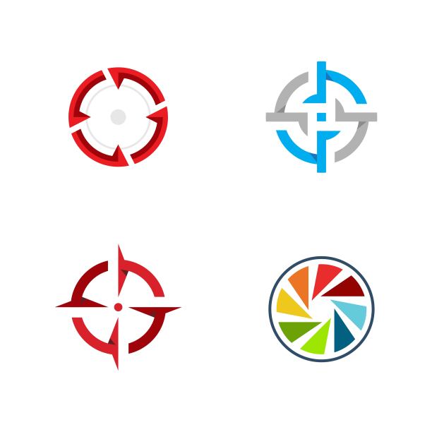 焦点图标矢量图设计图片下载
