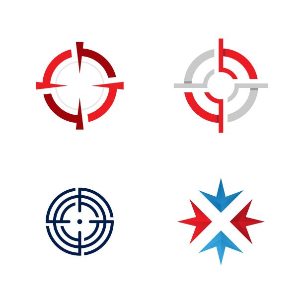焦点图标矢量图设计图片下载