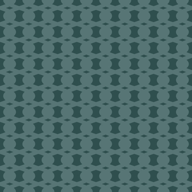 矢量抽象几何无缝图案与曲线形状，网格，点阵图片下载