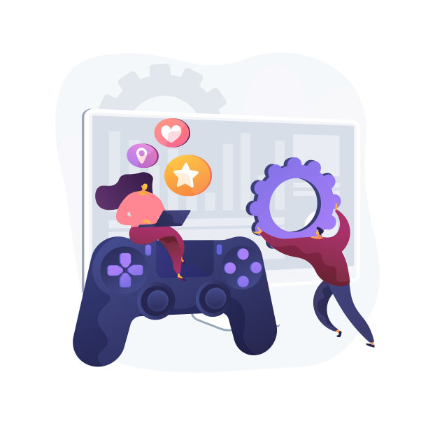 电脑游戏开发抽象概念图片下载