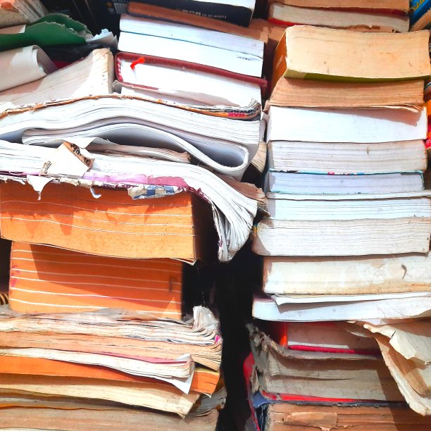 书存放在图书馆和储藏室里。图片下载