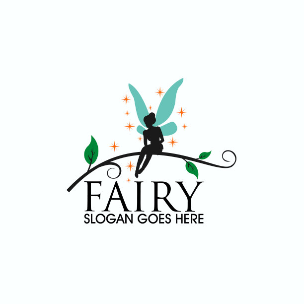 蝴蝶仙女标志图片下载