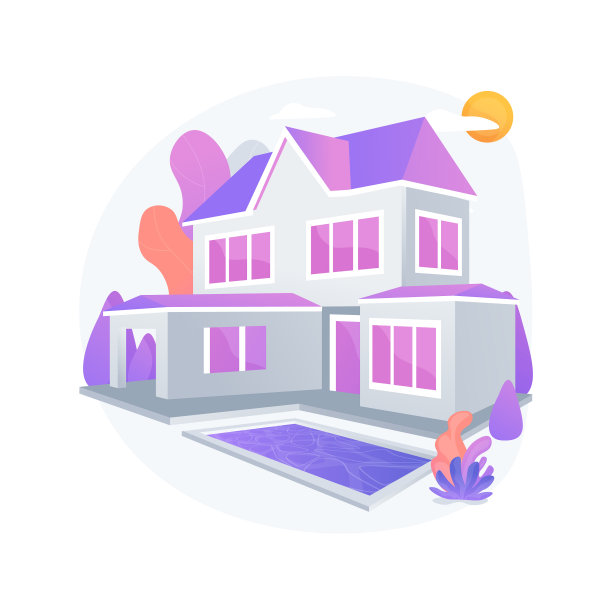 私人住宅抽象概念图片下载