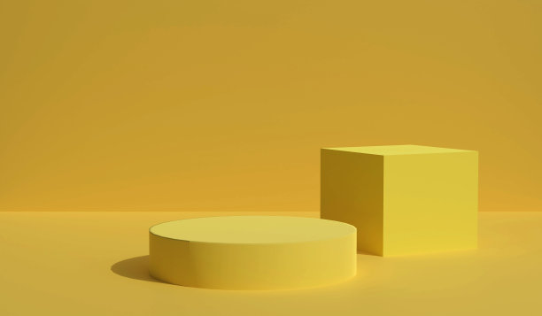 底座背景与站立概念背景站空货架3D插图。图片下载