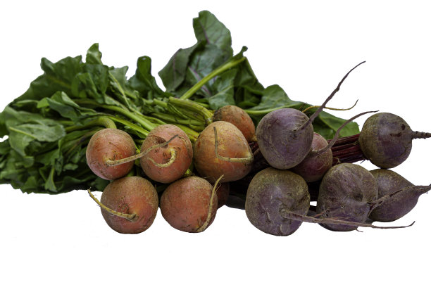 白色背景上的一束甜菜图片下载