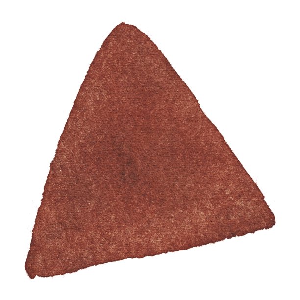 手绘水彩抽象棕色笔触三角形。用于海报，印刷，卡片，图案，设计，背景图片下载