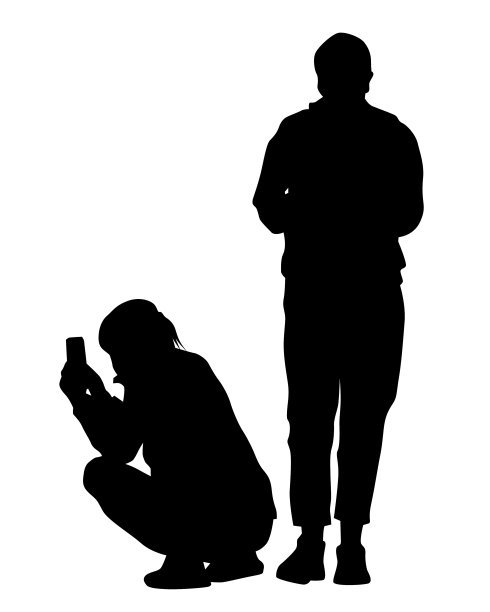 有手机的女人图片下载