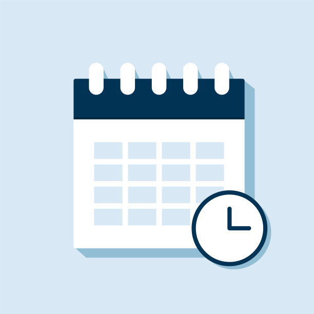 带有标记的日历图标。规划。时间管理。图片下载