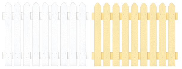 向量木和漆栅栏隔离图片下载