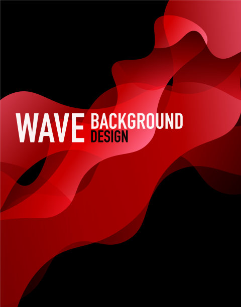 垂直流体梯度波抽象背景图片下载