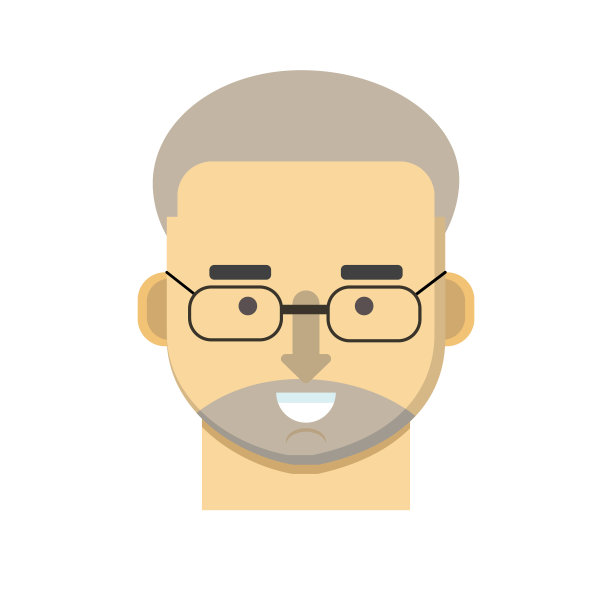 头发灰白，留着胡茬，戴着黑眼镜的男人图片下载