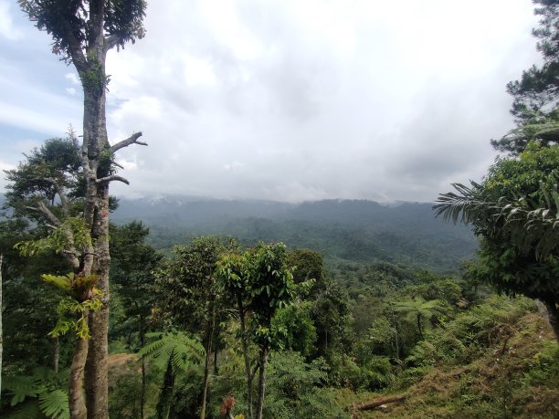 远离城市的山区的自然氛围图片下载