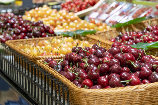 樱桃食品背景图片下载