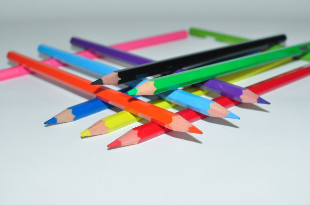 铅笔，多种颜色，教育图片下载