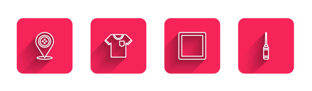 订线店定位t恤缝纫图片下载