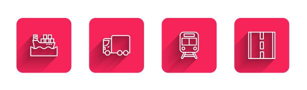 订线货轮带箱发货图片下载