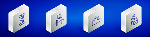 设置等距线断古柱图图片下载