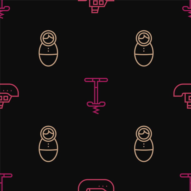 集线玩具船不倒翁娃娃玩具和弹簧单高跷图片下载