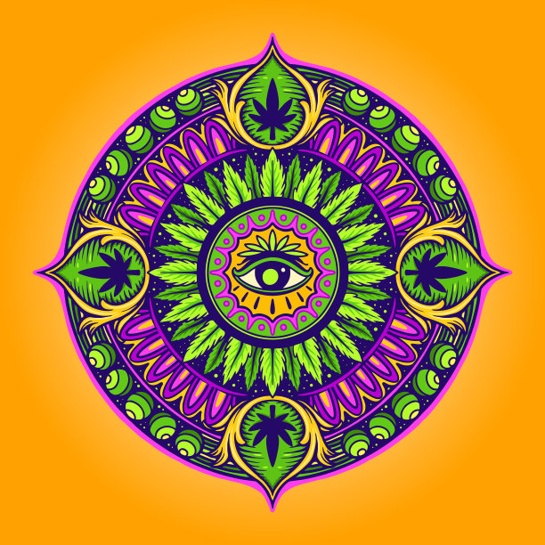 大麻叶曼陀罗致幻剂图片下载