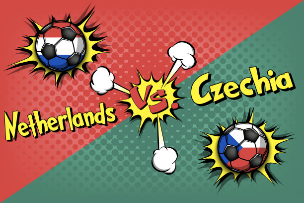 足球比赛荷兰对捷克图片下载