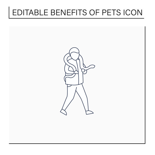 宠物福利线图标图片下载