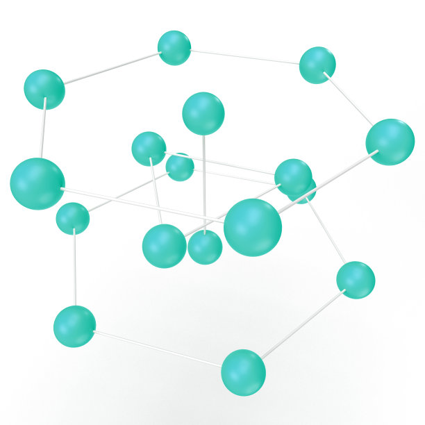 原子的三维模型图片下载