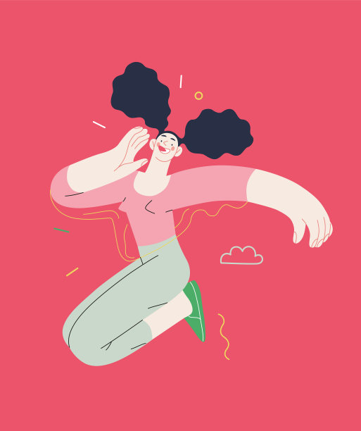 幸福-幸福的人在空中跳跃图片下载