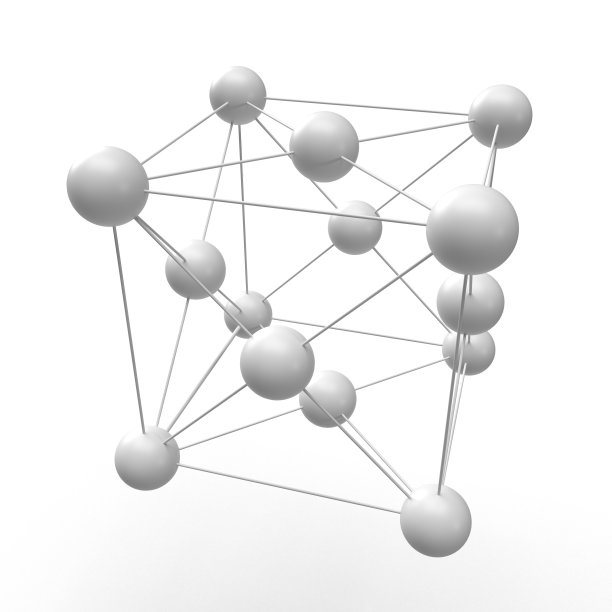 原子的三维模型图片下载