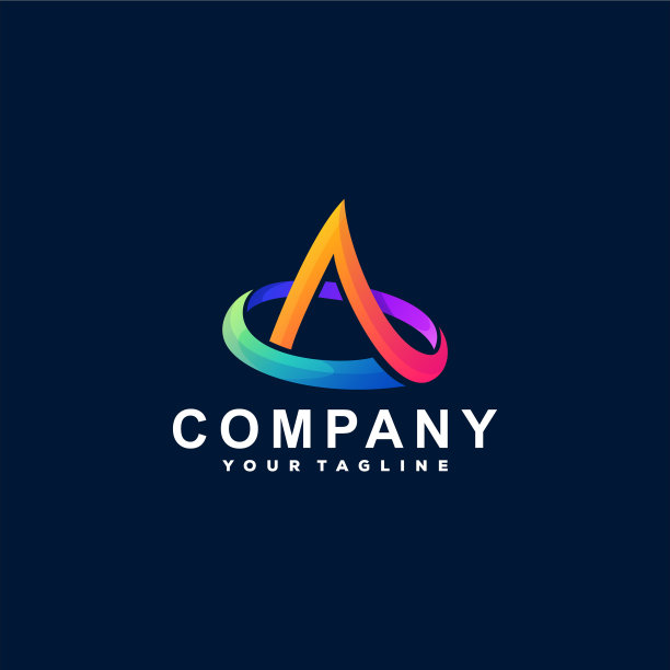 字母渐变标志设计图片下载