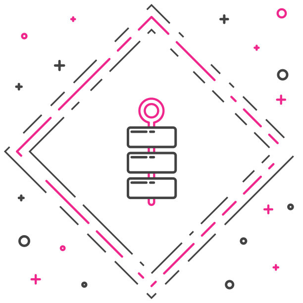 线烟花图标隔离在白色背景图片下载