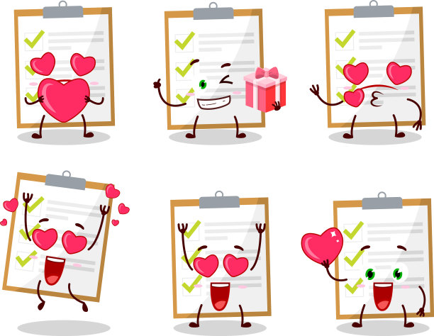 核对卡通人物的可爱之处图片下载