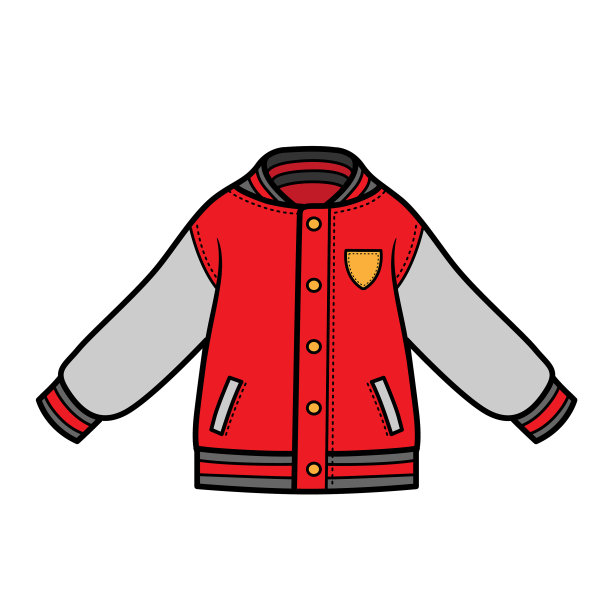 复古大学夹克为男孩颜色变化图片下载