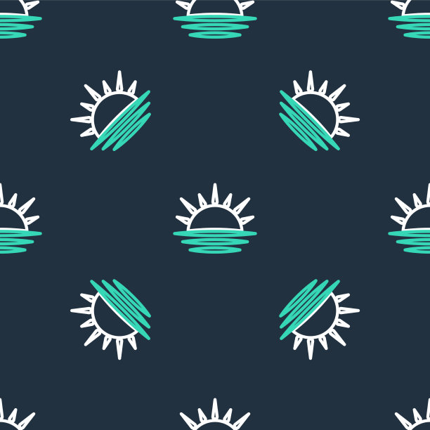 行日落图标隔离无缝模式上图片下载