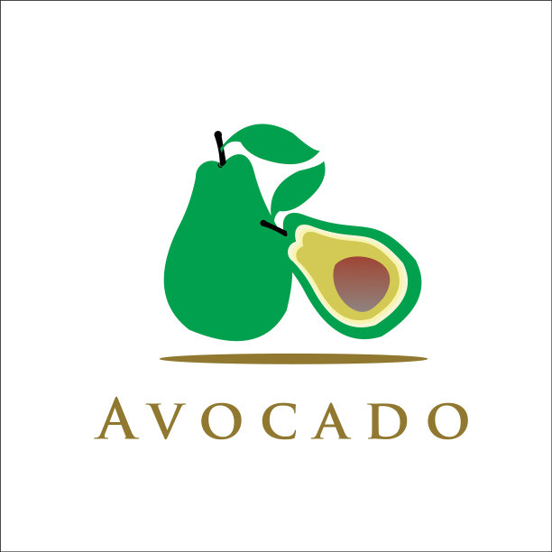 鳄梨的标志图片下载