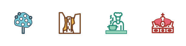 Set橙树algar瀑布西班牙厨师和图片下载